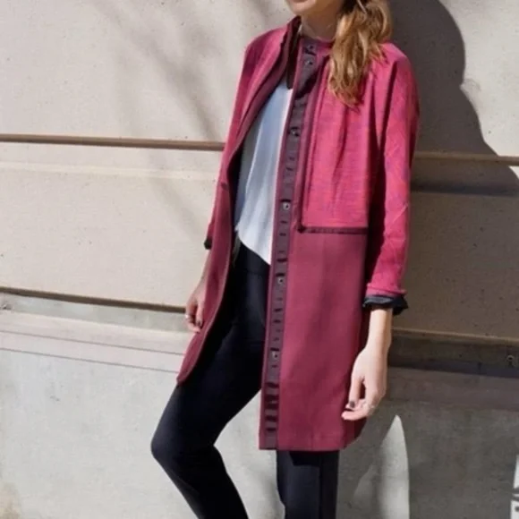 LULULEMON Cocoon Car Coat Berry size XS - Picture 11 of 11